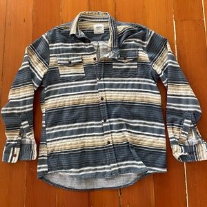 Latin striped surf shirt jacket